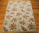 Nourison Cambridge Ivory Rectangle Area Rug, 2-Feet by 2-Feet 9-Inches (2' x 2'9")