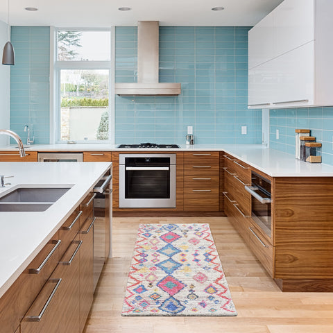 Nourison Rosedale Bohemian Yellow 2'3'' x 6' Area--Rug, Easy--Cleaning, Non Shedding, Bed Room, Living Room, Dining Room, Kitchen (2x6)