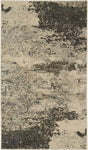 Nourison Celestial Modern Abstract Ivory/Grey 2'2" x 3'9" Area -Rug, Easy -Cleaning, Non Shedding, Bed Room, Living Room, Dining Room, Kitchen (2x4)