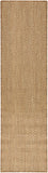Nourison Courtyard Jute 2' x 6' Area Rug - Easy Clean, Non Shedding, Bed Room, Living Room, Dining Room, Kitchen (6' Runner)