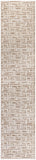 Nourison Serenity Home Geometric Mocha Ivory 2'2" x 7'6 Area Rug, Easy Clean, Non Shedding, Bed Room, Living Room, Dining Room, Backyard, Deck, Patio (2x8)