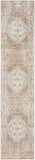 Nourison Astra Machine Washable Traditional Sage Multi 2'2" x 10' Area Rug, Easy Clean, Non Shedding, Bed Room, Living Room, Dining Room, Kitchen (2x10)