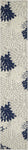 Nourison Aloha Indoor/Outdoor Floral Ivory/Navy 2'3" x 10' Area Rug, (10' Runner)