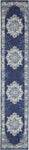 Nourison Grafix 2'3" x 10' Navy Blue Transitional Indoor Rug