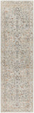 Nourison Oushak Home Traditional Light Grey 2'3" x 7'6" Area -Rug, Easy -Cleaning, Non Shedding, Bed Room, Living Room, Dining Room, Kitchen (2x8)