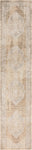 Nourison Astra Machine Washable Beige 2'2" x 10' Area Rug, Easy Clean, Non Shedding, Bed Room, Living Room, Dining Room, Kitchen (10' Runner)