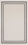 Nourison Essentials 3' x 5' Ivory/Black Contemporary Indoor/Outdoor Rug