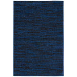 Nourison Essentials Indoor/Outdoor Midnight Blue 2' x 4' Area Rug, Easy Cleaning, Non Shedding, Bed Room, Living Room, Dining Room, Backyard, Deck, Patio (2x4)