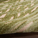 Nourison Aloha Ivory Green 2' x 6' Area Rug, Easy Clean, Non Shedding, Bed Room, Living Room, Dining Room, Kitchen (6' Runner)
