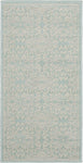 Nourison Jubilant Floral Ivory/Green 2' x 4' Area-Rug, Easy-Cleaning, Non Shedding, Bed Room, Living Room, Dining Room, Kitchen (2x4)
