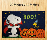 Nourison Fall Accent Throw Rug 20 x 32 inches Non-Skid Latex Backing (Halloween Vampire)