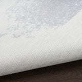 Nourison Washables Abstract Blue Multicolor 5'2" x 7' Area Rug, Easy Clean, Non Shedding, Bed Room, Living Room, Dining Room, Kitchen (5x7)