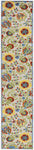 Nourison Aloha Indoor/Outdoor Ivory/Multi 2'3" x 12' Area -Rug, Easy -Cleaning, Non Shedding, Bed Room, Living Room, Dining Room, Backyard, Deck, Patio (2x12)