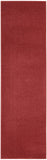 Nourison Essentials Indoor/Outdoor Brick Red 2'2'' x 10' Area-Rug, Easy-Cleaning, Non Shedding, Bed Room, Living Room, Dining Room, Backyard, Deck, Patio (2x10)