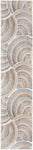 Nourison Astra Machine Washable Abstract Ivory/Multi 2'2' x 10' Area -Rug, Easy -Cleaning, Non Shedding, Bed Room, Living Room, Dining Room, Kitchen (2x10)
