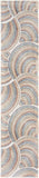 Nourison Astra Machine Washable Abstract Ivory/Multi 2'2' x 10' Area -Rug, Easy -Cleaning, Non Shedding, Bed Room, Living Room, Dining Room, Kitchen (2x10)