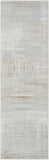 Nourison Glam Modern Silver Grey 2'3" x 7'6" Area -Rug, Easy -Cleaning, Non Shedding, Bed Room, Living Room, Dining Room, Kitchen (2x8)