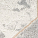 Nourison Elation Abstract Ivory/Grey 2' x 3' Area -Rug, Easy -Cleaning, Non Shedding, Bed Room, Living Room, Dining Room, Kitchen (2x3)