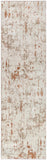 Nourison Concerto Ivory Rust 2'2" x 7'6" Area Rug Easy Clean, Non Shedding, Bed Room, Living Room, Dining Room, Kitchen (8' Runner)