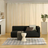 Nourison Nordic Ivory Multicolor 4' x 6' Scandinavian Area Rug - Easy Clean, Non Shedding, Bed Room, Living Room, Dining Room, Kitchen (4' x 6')