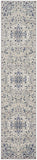 Nourison Passion Grey/Beige 2'2" x 10' Area -rug, Farmhouse, Transitional, Bed Room, Living Room, Dining Room, Kitchen, Easy -cleaning, Non Shedding, (10' Runner)