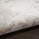 Nourison Timeless Classics Center medallion Blue Multicolor 2'2" x 8' Area -rug, Easy -cleaning, Non Shedding, Bed Room, Living Room, Dining Room, Kitchen (2x8)