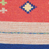 Nourison Baja Tribal Red/Beige 3'6'' x 5'6'' Area-Rug, Easy-Cleaning, Non Shedding, Bed Room, Living Room, Dining Room, Kitchen (3x5)