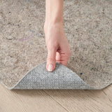 Nourison RugLoc Grey 7'6" x ROUND Non-Slip Rug Pad, (8 Round)