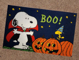 Nourison Fall Accent Throw Rug 20 x 32 inches Non-Skid Latex Backing (Halloween Vampire)