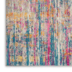 Nourison Passion Abstract Ivory/Multi 1'10" x 2'10" Area -Rug, Easy -Cleaning, Non Shedding, Bed Room, Living Room, Dining Room, Kitchen (2x3)" }