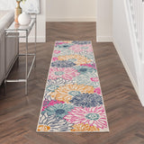 Nourison Home Passion 10' Runner Ivory/Multi Contemporary Indoor Rug