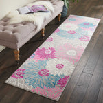 Nourison Passion 2'2" x 7'6" Grey Contemporary Indoor Rug