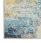 Nourison Celestial Modern Abstract Sealife 3' x 5' Area-Rug, Easy-Cleaning, Non Shedding, Bed Room, Living Room, Dining Room, Kitchen (3x5)