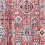 Nourison Fulton Vintage Rust 1'10" x 5' Area -Rug, Easy -Cleaning, Non Shedding, Bed Room, Living Room, Dining Room, Kitchen (2x5)