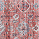 Nourison Fulton Vintage Rust 1'10" x 5' Area -Rug, Easy -Cleaning, Non Shedding, Bed Room, Living Room, Dining Room, Kitchen (2x5)