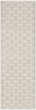 Nourison Nordic Ivory Grey 2' x 6' Scandinavian Scandinavian Area Rug - Easy Clean, Non Shedding, Bed Room, Living Room, Dining Room, Kitchen (6' Runner)