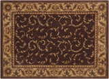 Nourison Somerset Floral Brown 2' x 2'9" Area -Rug, Easy -Cleaning, Non Shedding, Bed Room, Living Room, Dining Room, Kitchen (2x3)