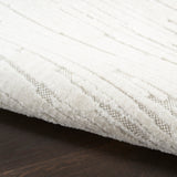 Nourison Casual Ivory 2' x 6' Area Rug Easy Clean, Non Shedding, Bed Room, Living Room, Dining Room, Kitchen (6' Runner)