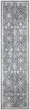 Nourison Astra Machine Washable Dark Blue 2'2" x 8' Area Rug Easy Clean, Non Shedding, Bed Room, Living Room, Dining Room, Kitchen (8' Runner)