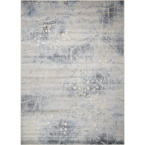 Nourison Somerset Modern Grey 2'3" x 8' Area -Rug, Easy -Cleaning, Non Shedding, Bed Room, Living Room, Dining Room, Kitchen (2x8)
