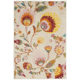 Nourison Allur Floral Ivory Multicolor 2' x 3' Area Rug, Easy Clean, Non Shedding, Bed Room, Living Room, Dining Room, Kitchen (2x3)