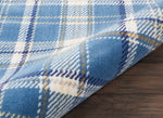 Nourison Grafix 2'3" x 7'6" Blue Rustic Indoor Rug