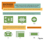 Nourison Essentials 4' x 6' Green Fabric Outdoor Area Rug (4' x 6')