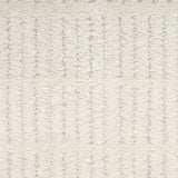 Nourison Cozy Modern Ivory Grey 2'2" x 10' Area Rug Easy Clean, Non Shedding, Bed Room, Living Room, Dining Room, Kitchen (10' Runner)