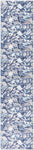 Nourison Washables Floral Navy Multicolor 2'2" x 8' Area -Rug, Easy -Cleaning, Non Shedding, Bed Room, Living Room, Dining Room, Kitchen (2x8)" }
