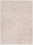 Nourison Whimsicle Floral Pink 5' x 7' Area Rug, Easy Cleaning, Non Shedding, Bed Room, Living Room, Dining Room, Kitchen (5x7)