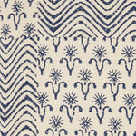Mina Victory Life Styles Printed Flower Patch Indigo 20" X 20" Throw Pillow