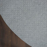 Nourison RugLoc Grey 7'6" x ROUND Non-Slip Rug Pad, (8 Round)