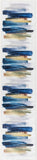 Nourison Washables Abstract Blue Multicolor 2'2" x 10' Area Rug, Easy Clean, Non Shedding, Bed Room, Living Room, Dining Room, Kitchen (2x10)