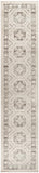 Nourison Serenity Home Vintage Ivory Grey 2'2" x 7'6 Area -Rug, Easy -Cleaning, Non Shedding, Bed Room, Living Room, Dining Room, Backyard, Deck, Patio (2x8)